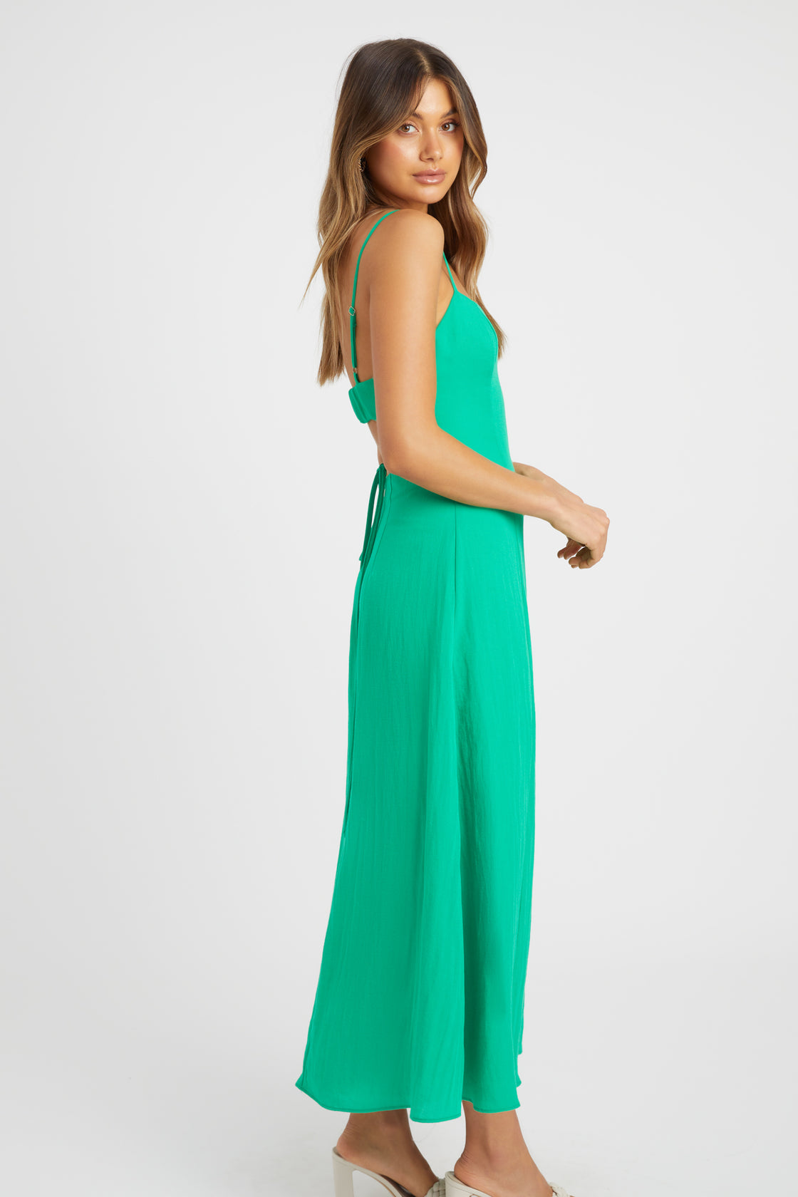 Buy Hayman Tie Back Dress Bright Green Online Australia