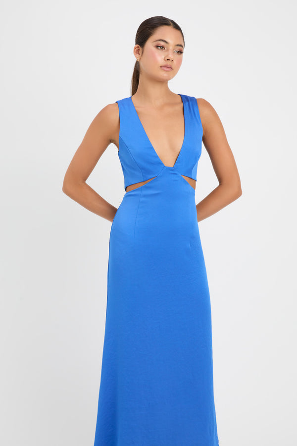 Buy Milan Cut Out Dress Sapphire Online | Australia