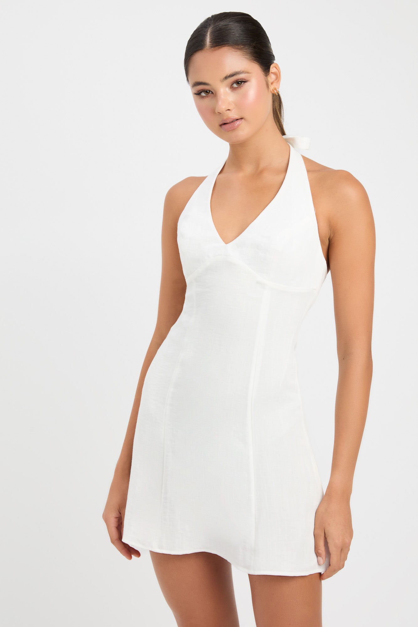 Buy Hayman Halter Mini Dress White Online KOOKAÏ Australia