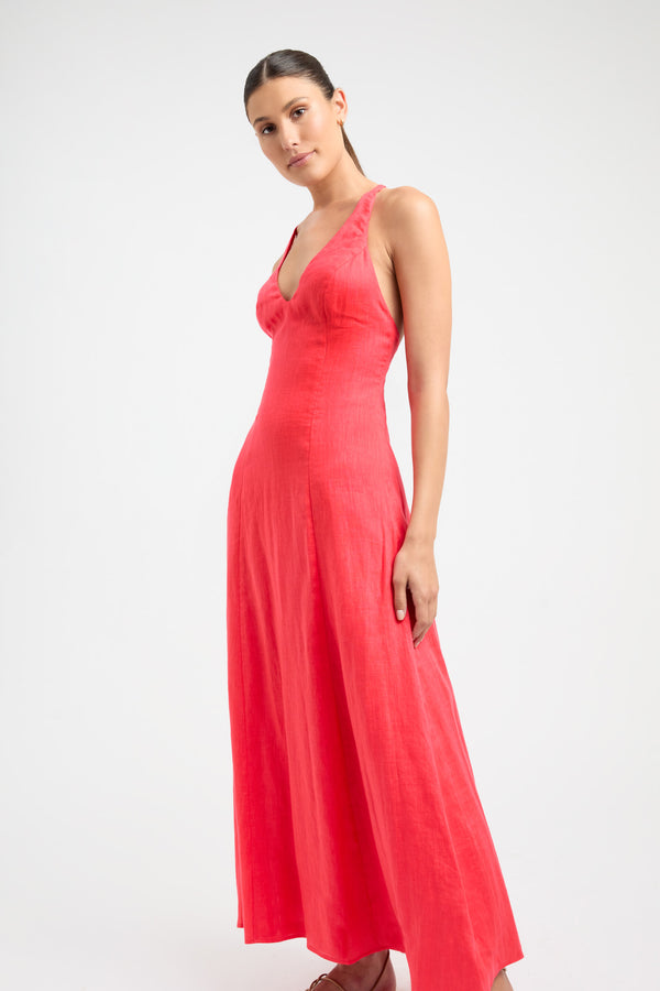 Buy Tahiti Ring Back Dress Candy Red Online | Australia