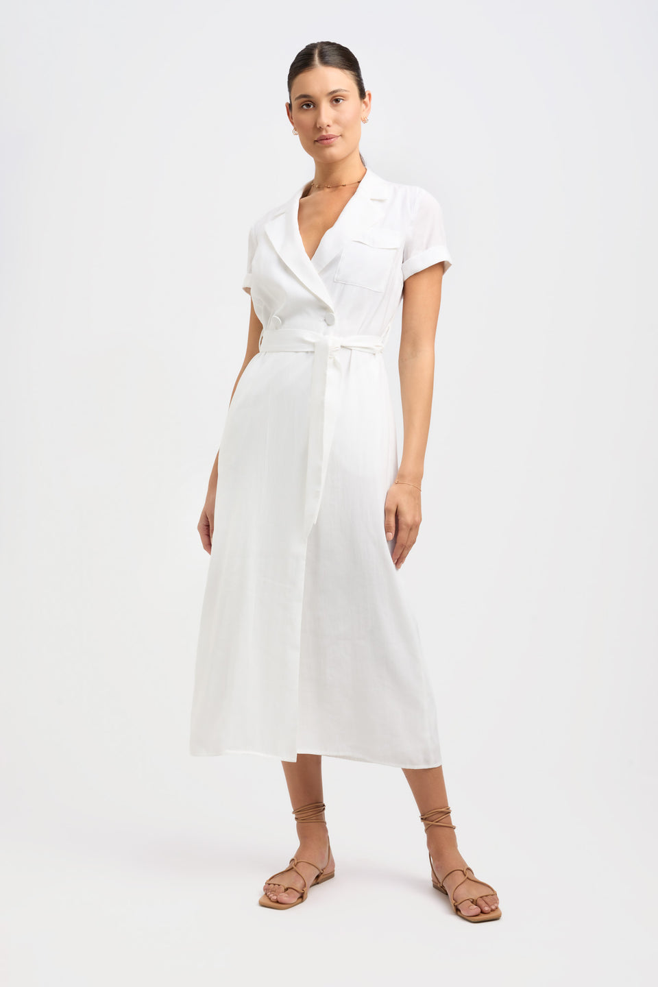 Buy Madrid Shirt Dress Bright White Online | Australia