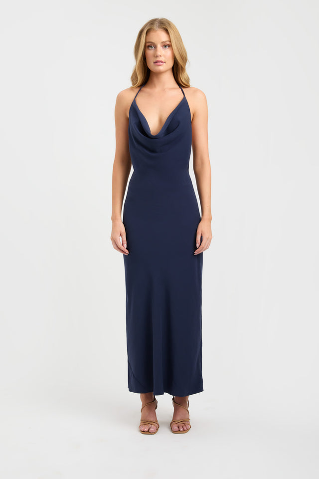 Buy Koko Halter Dress Ink Blue Online | Australia