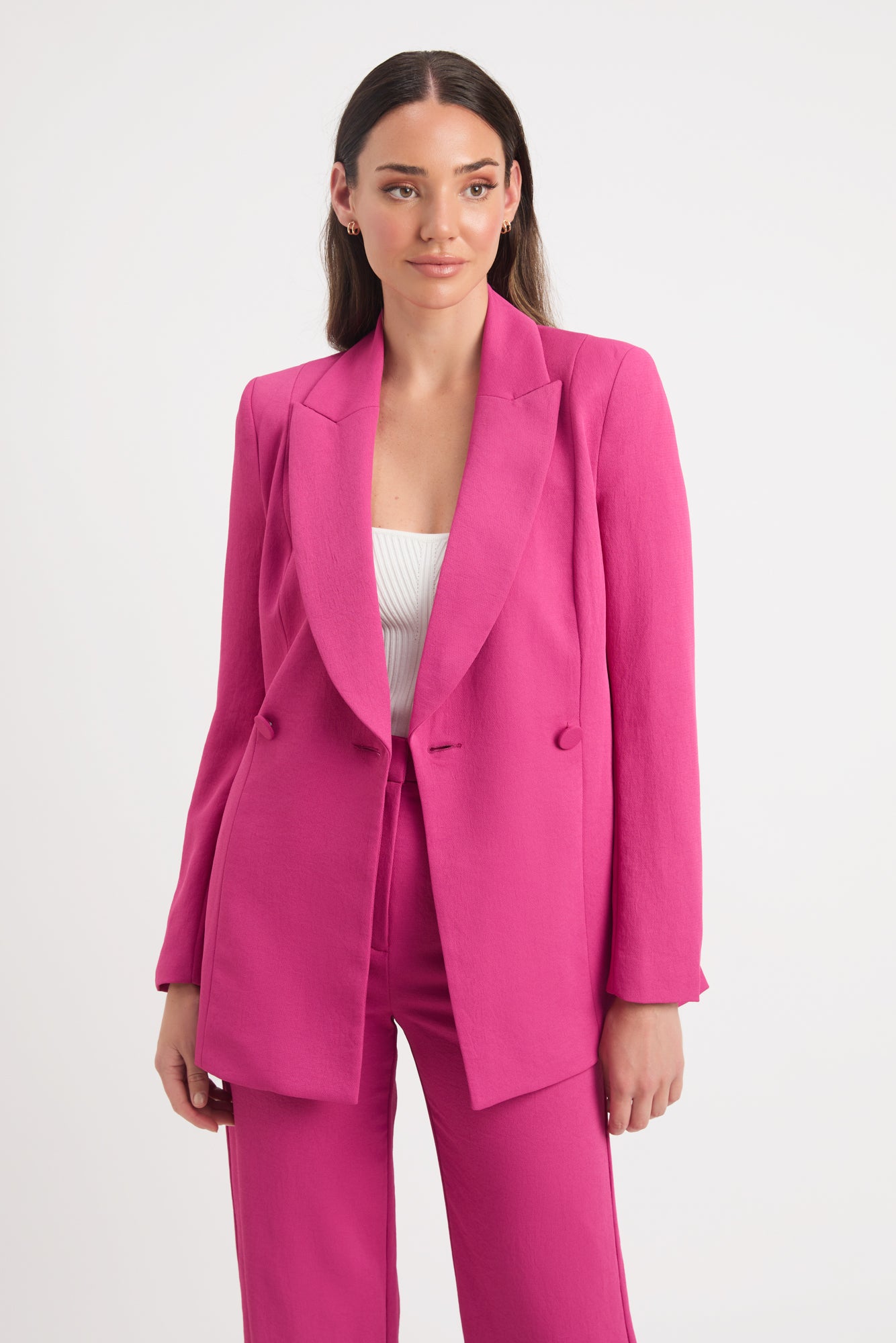 Buy Oyster Slim Blazer Dahlia Online KOOKAÏ Australia