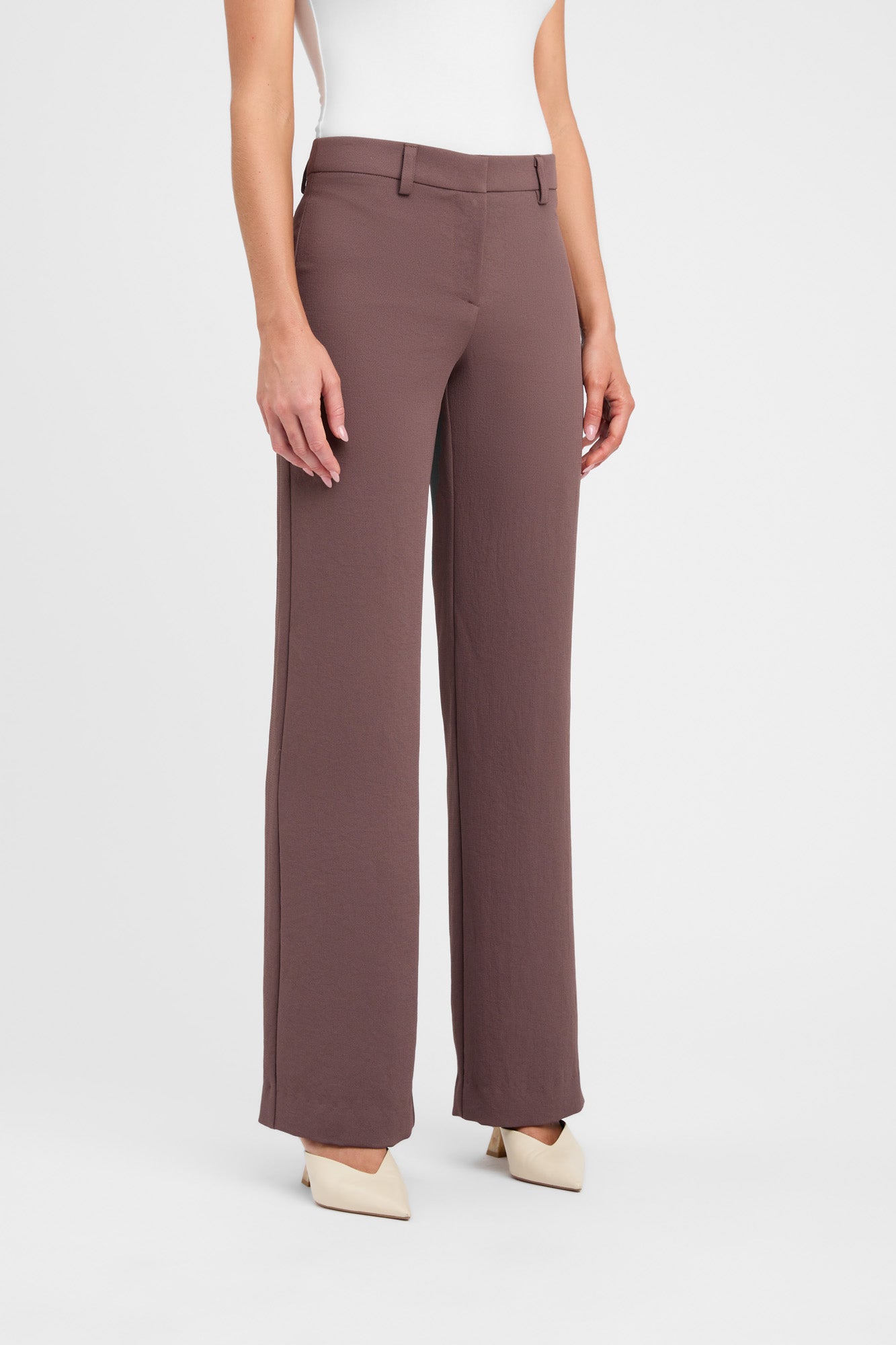 Buy Oyster Suit Pant Mocha Online Australia