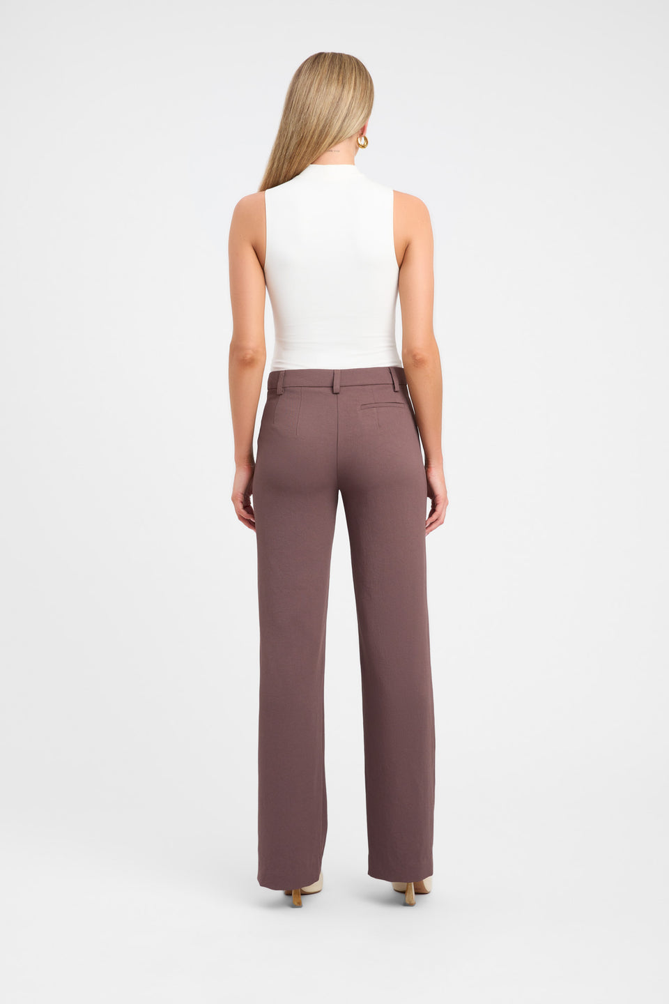 Buy Oyster Suit Pant Mocha Online Australia