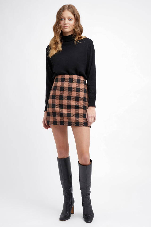 Tribeca Check Mini Skirt