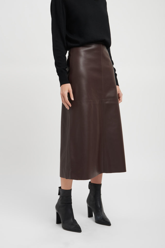 Buy Phoenix Midi Skirt Chocolate Online | KOOKAÏ Australia