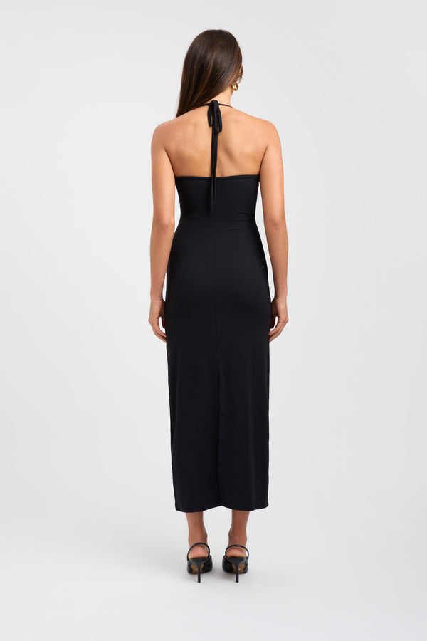 Buy Bay Halter Dress Black Online Australia