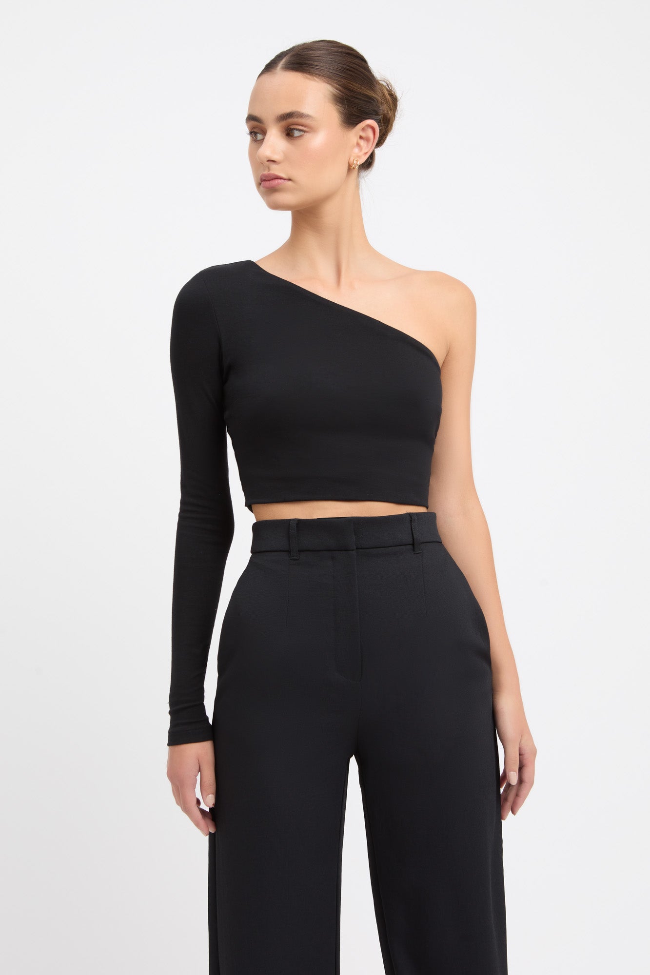 Buy Emilia One Shoulder Top Black Online KOOKAÏ Australia